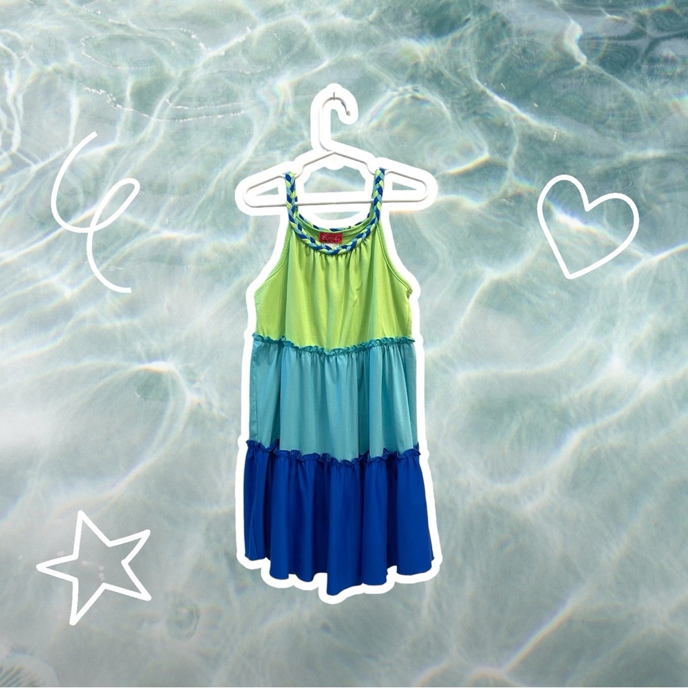 2 pack blue & green summer dresses